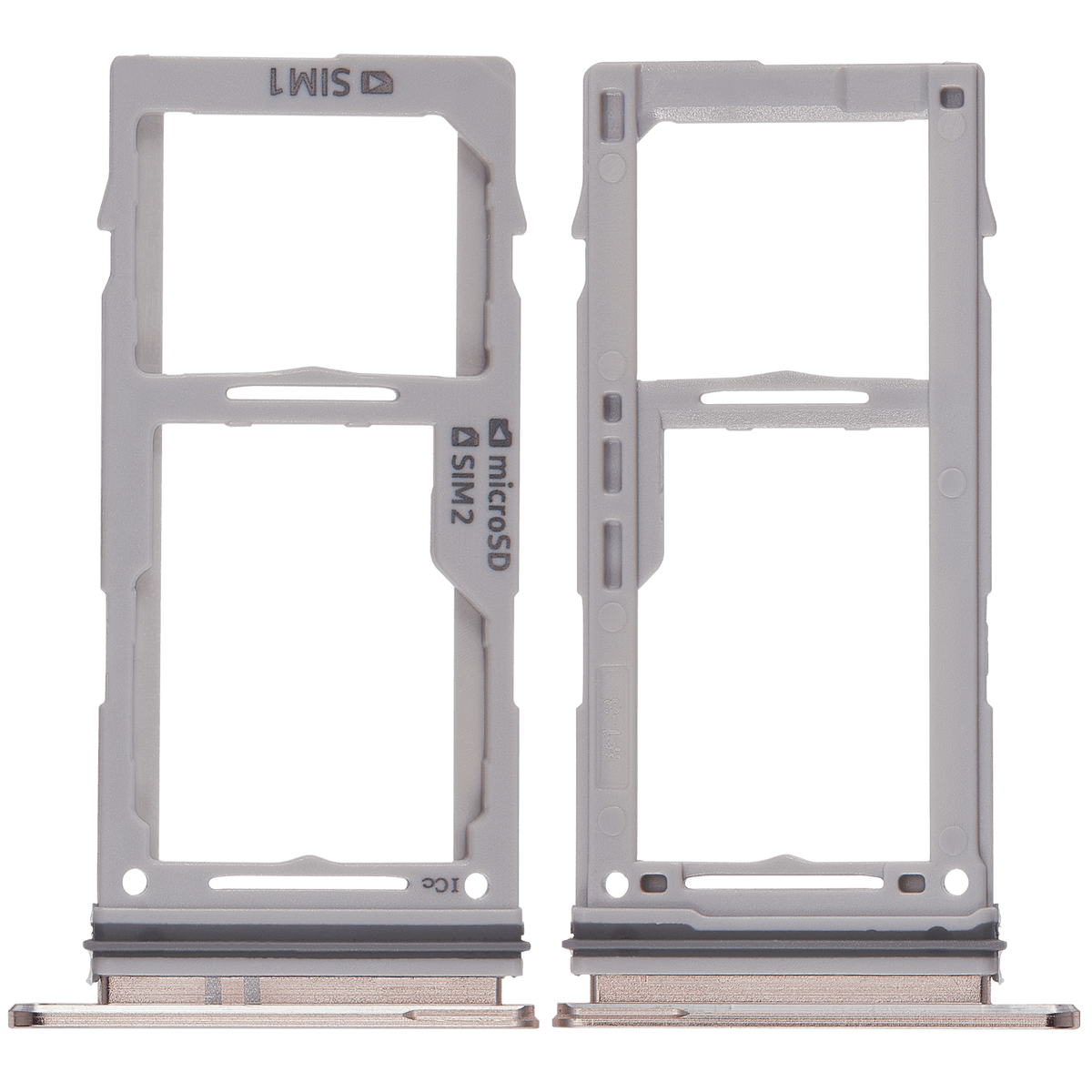 Replacement Dual Sim Card Tray Compatible For Samsung Galaxy S10 / S10 Plus / S10E (Gold)