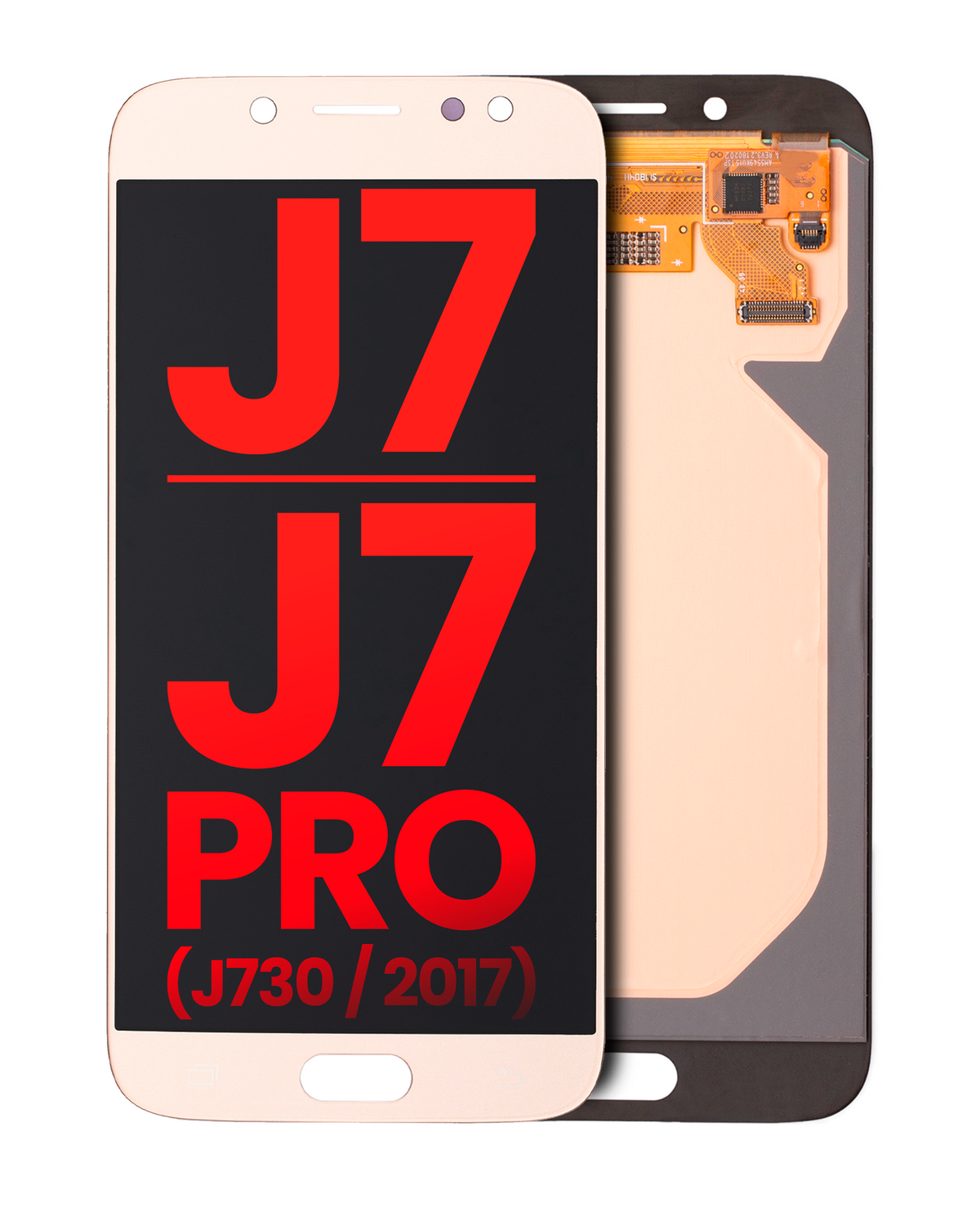 OLED Assembly Without Frame Compatible For Samsung Galaxy J7 / J7 Pro (J730 / 2017) (Aftermarket Plus) (Gold)