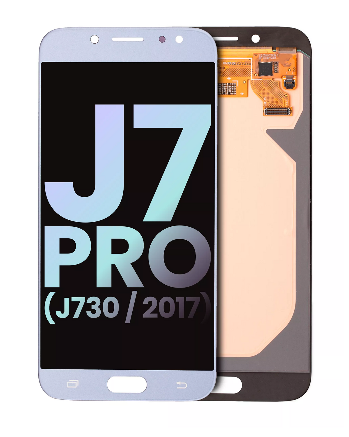 LCD Assembly Without Frame Compatible For Samsung Galaxy J7 Pro (J730 / 2017) (Service Pack) (Silver)