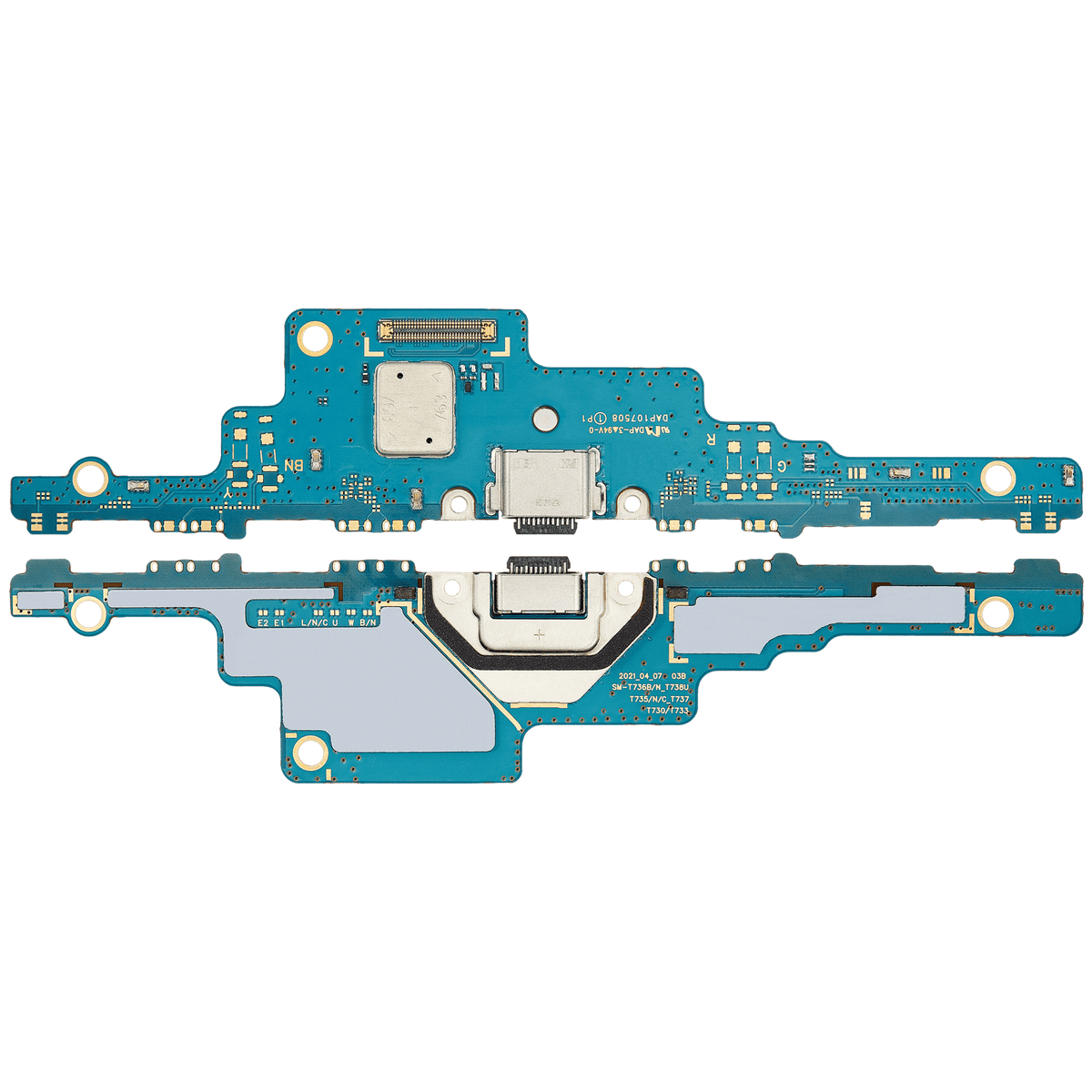 Charging Port With Board Compatible For Samsung Galaxy Tab S7 FE 12.4"(T730) (2021) (WiFi Version) (Premium)
