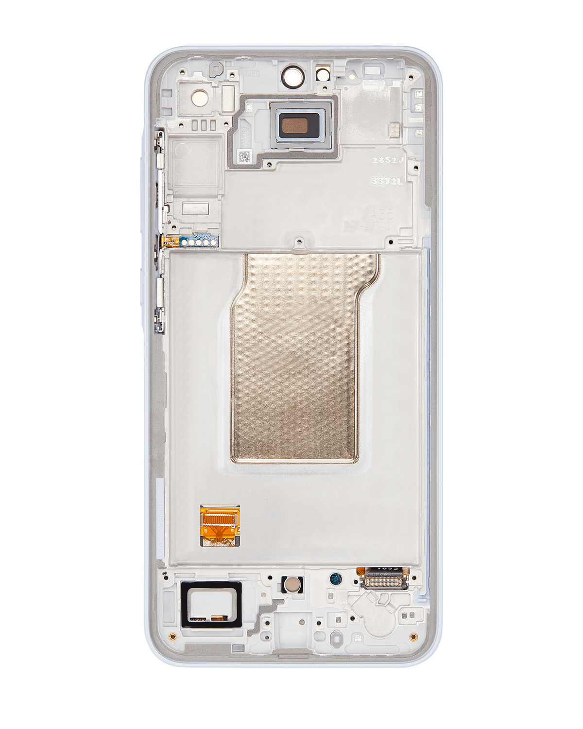 OLED Assembly With Frame Compatible For Samsung Galaxy A35 5G (A356 / 2024) (Refurbished) (Iceblue)