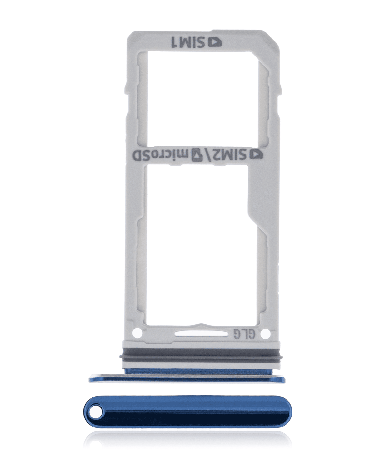 Replacement Dual Sim Card Tray Compatible For Samsung Galaxy Note 8 (Deep Sea Blue)