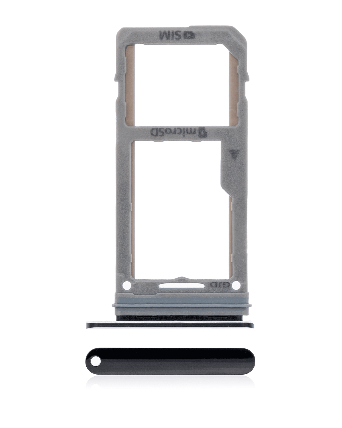 Replacement Single Sim Card Tray Compatible For Samsung Galaxy Note 8 (Midnight Black)