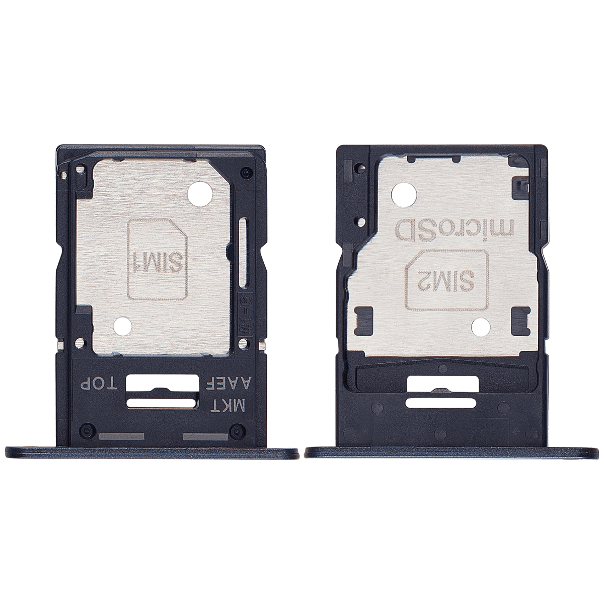 Dual Sim Card Tray Compatible For Samsung Galaxy A15 5G (A156 / 2023) (Brave Black)