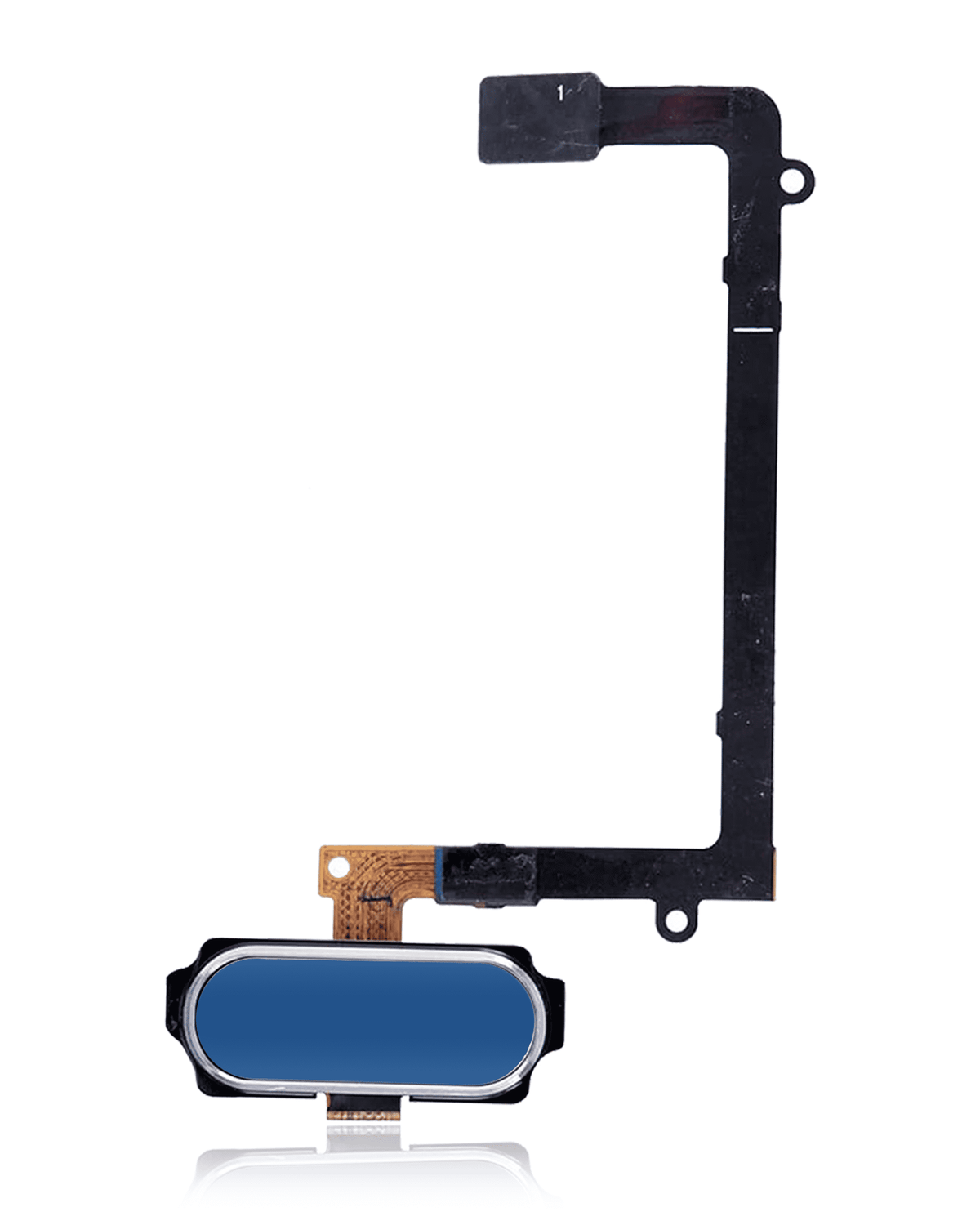 Replacement Home Button With Flex Cable Compatible For Samsung Galaxy S6 Edge (Blue)
