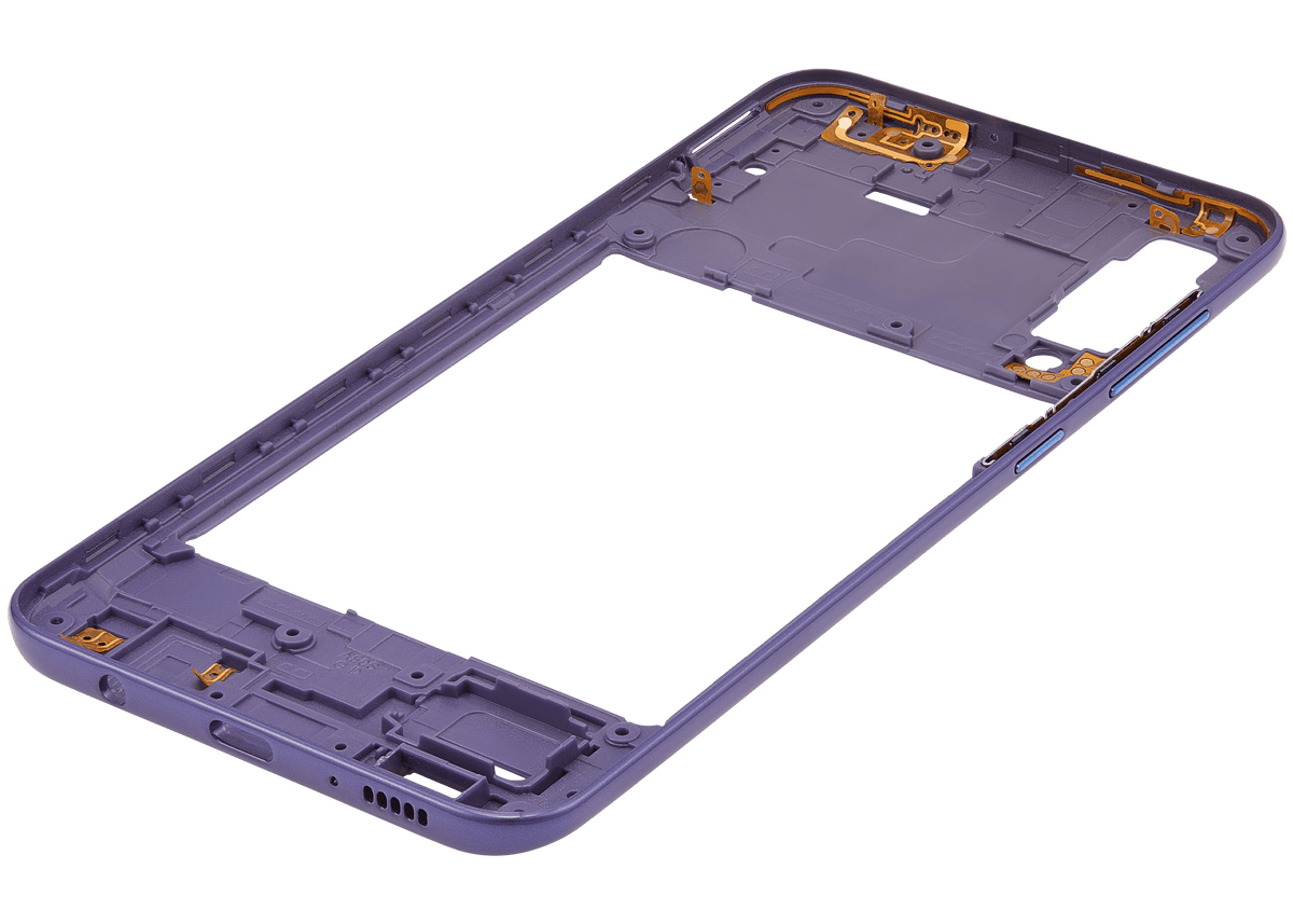 Mid-Frame Housing Compatible For Samsung Galaxy A50s (A507 / 2019) (Aftermarket Plus) (Prism Crush Violet)