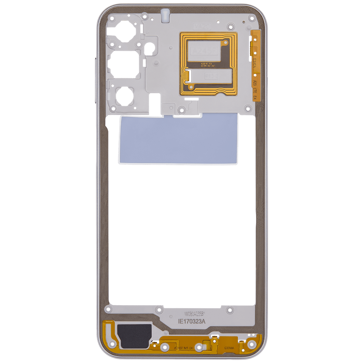 Mid-Frame Housing Compatible For Samsung Galaxy A24 4G (A245 / 2023) (Blue gradient)