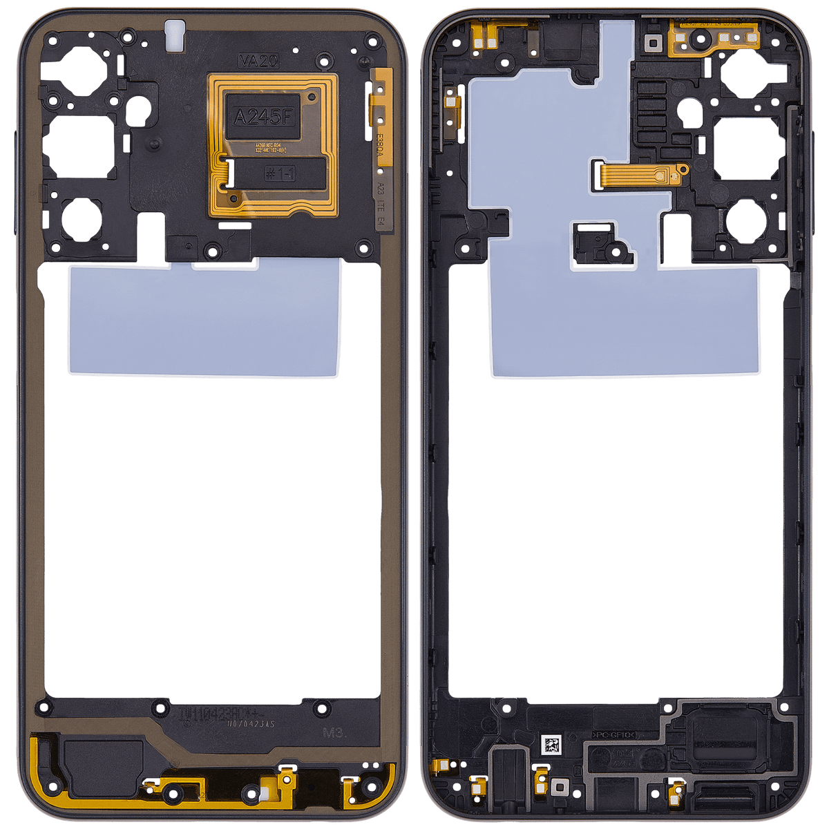 Mid-Frame Housing Compatible For Samsung Galaxy A24 4G (A245 / 2023) (Black)