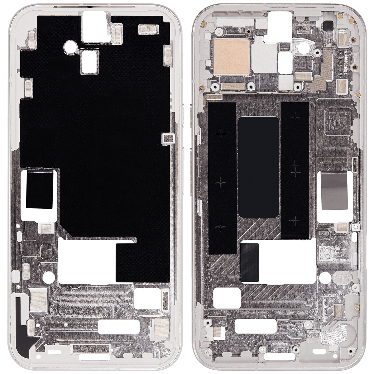 Mid-Frame Housing Compatible For Google Pixel 8a Replacement(Porcelain)