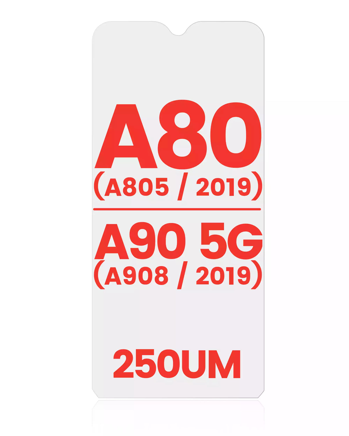 Replacement OCA Compatible For Samsung Galaxy A80 (A805 / 2019) / A90 5G (A908 / 2019) (1 Pack) (250um)