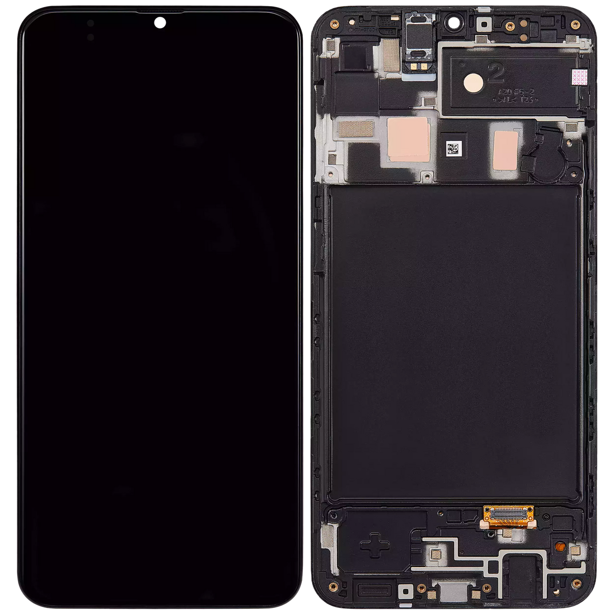 OLED Assembly With Frame Compatible For Samsung Galaxy A20 (A205 / 2019) (F Version) (Service Pack) (All Colors)