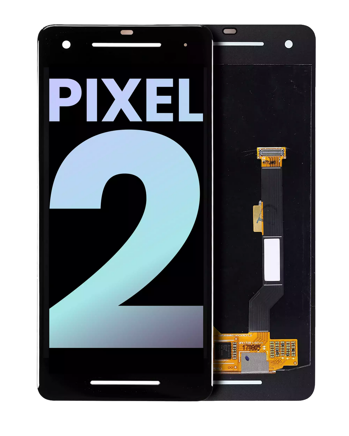 Replacement OLED Assembly Without Frame Compatible For Google Pixel 2 (Genuine OEM) (Black)