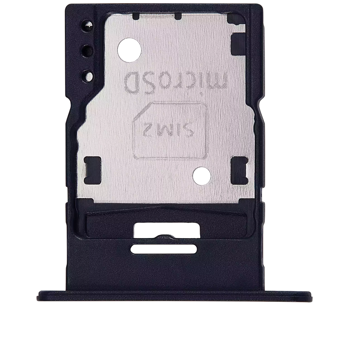Dual Sim Card Tray Compatible For Samsung Galaxy A15 (A155 / 2023) (Brave Black)