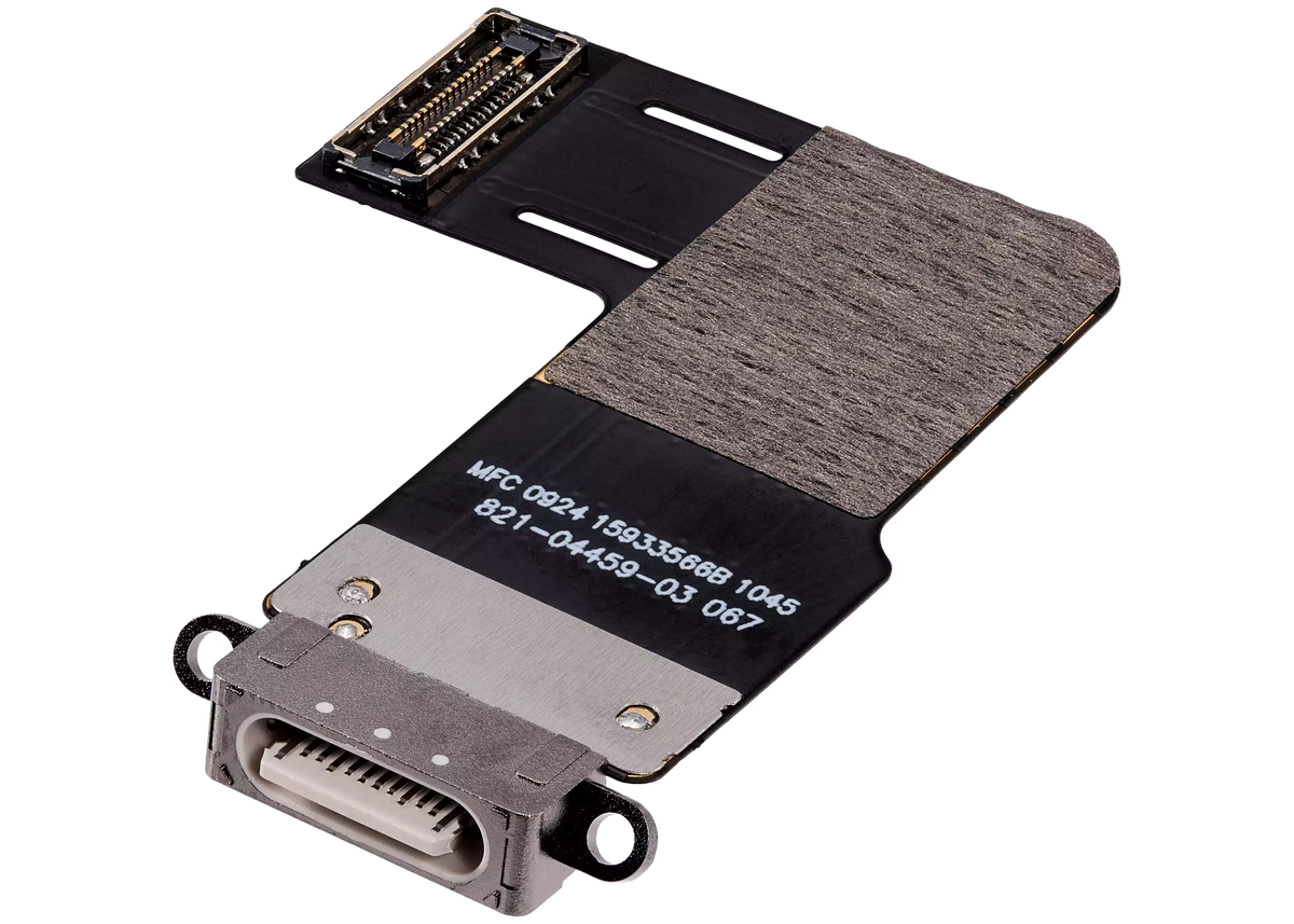 Charging Port Flex Cable Compatible For ipad Air 11" (2024) (Aftermarket Plus) (Starlight)