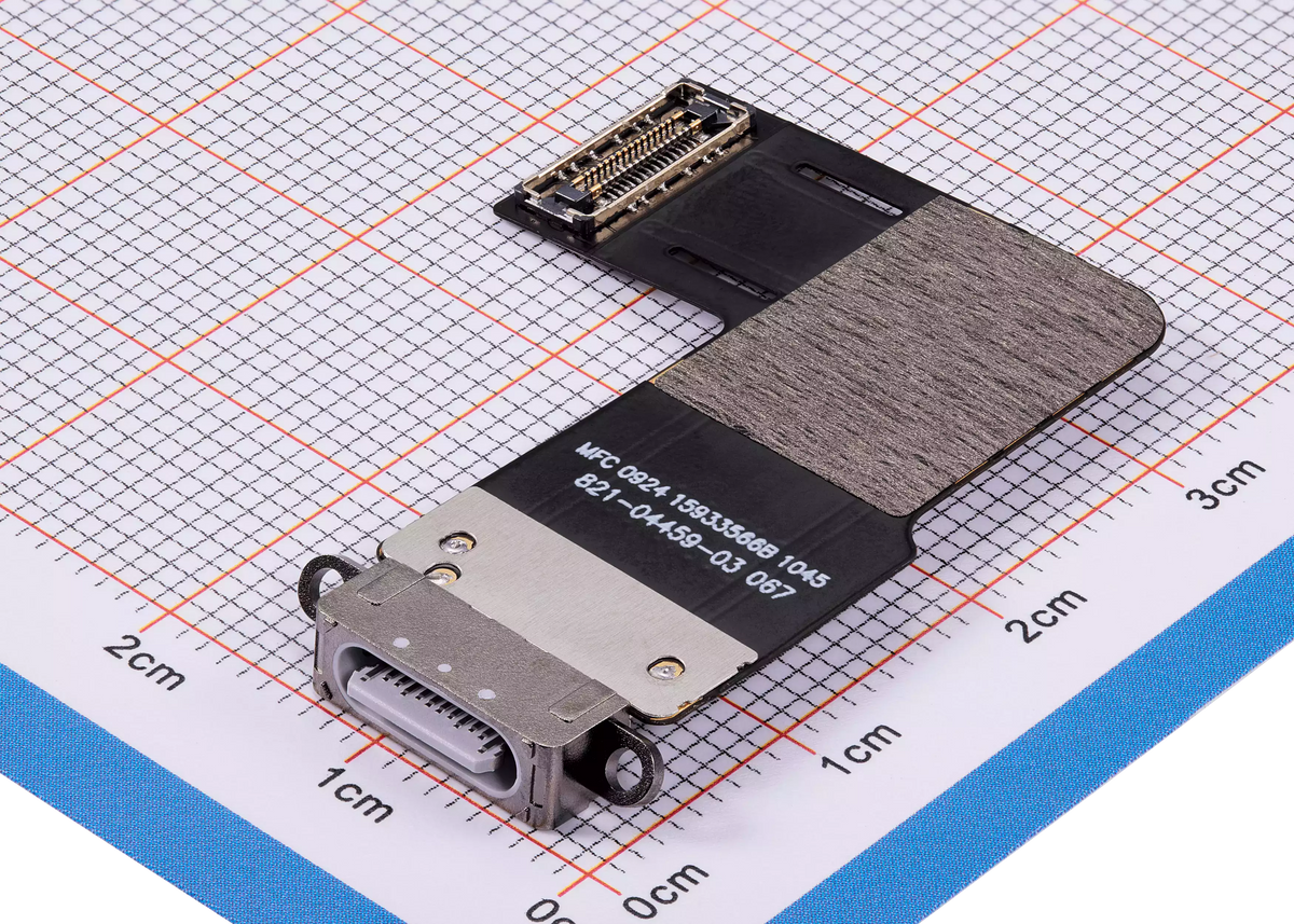 Charging Port Flex Cable Compatible For ipad Air 11" (2024) (Aftermarket Plus) (Purple)