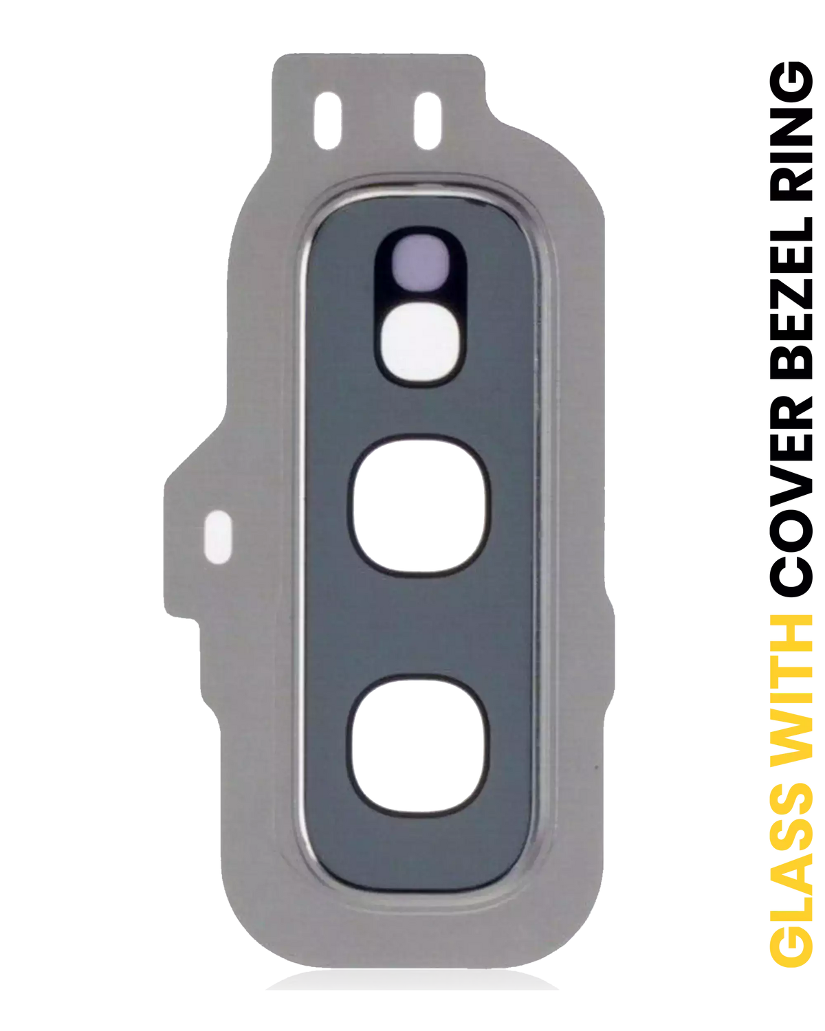 Replacement Back Camera Lens With Cover Bezel Ring Compatible For Samsung Galaxy S10E (Prism White)