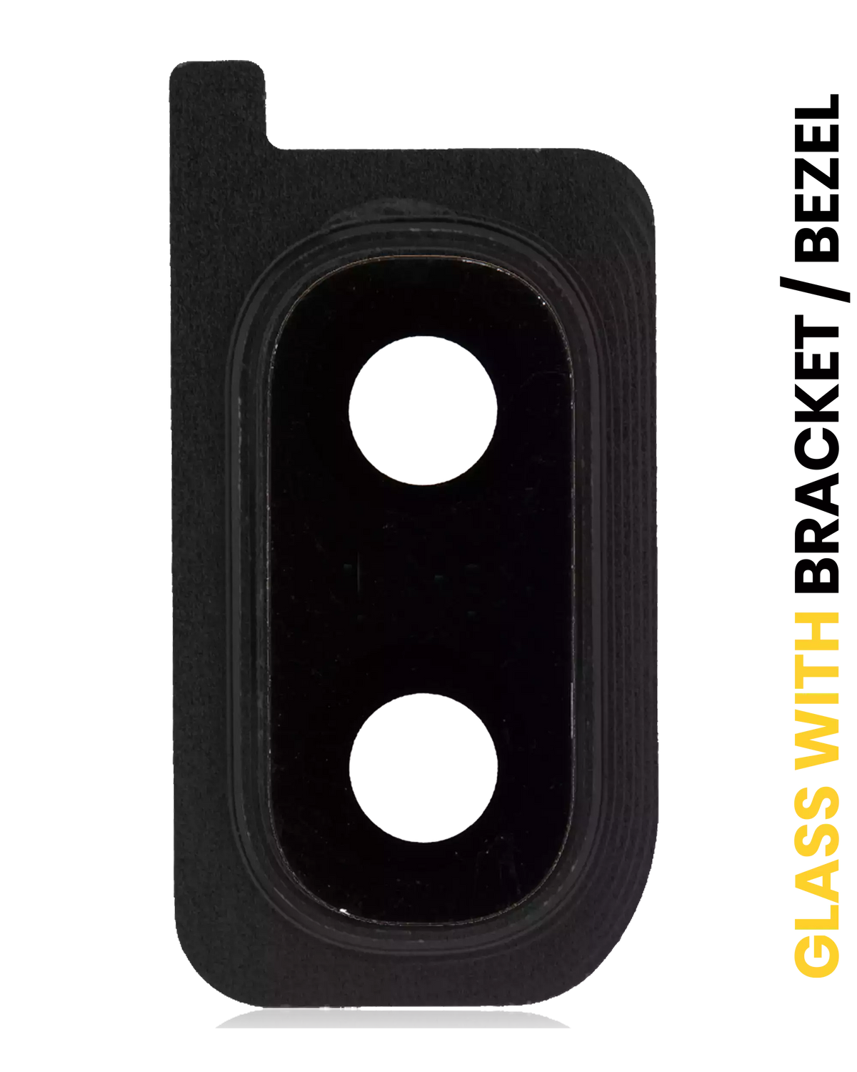 Back Camera Lens With Bracket / Bezel Compatible For Samsung Galaxy A20 (A205 / 2019) (Black)