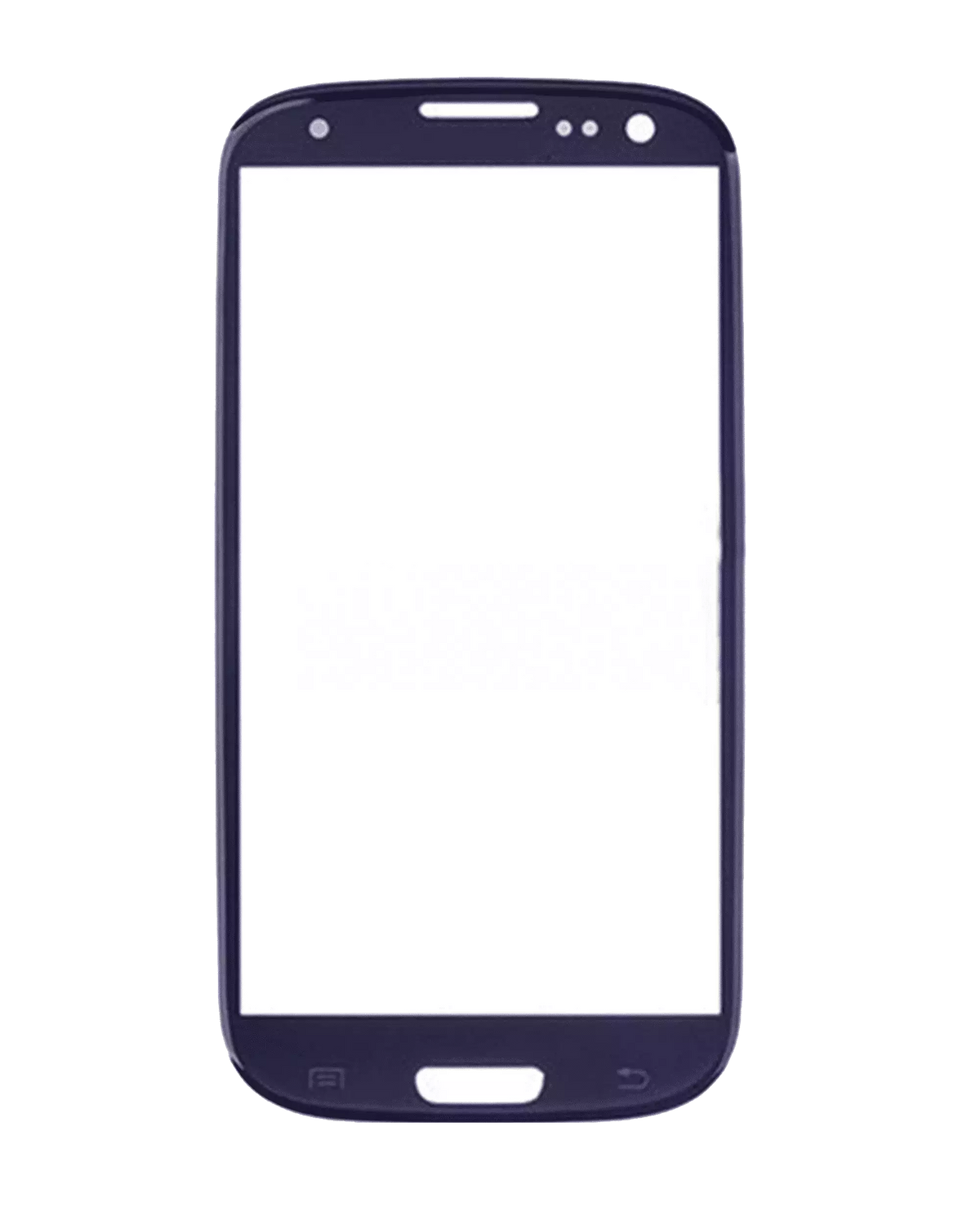 Replacement Front Glass Compatible For Samsung Galaxy S3 (Blue)