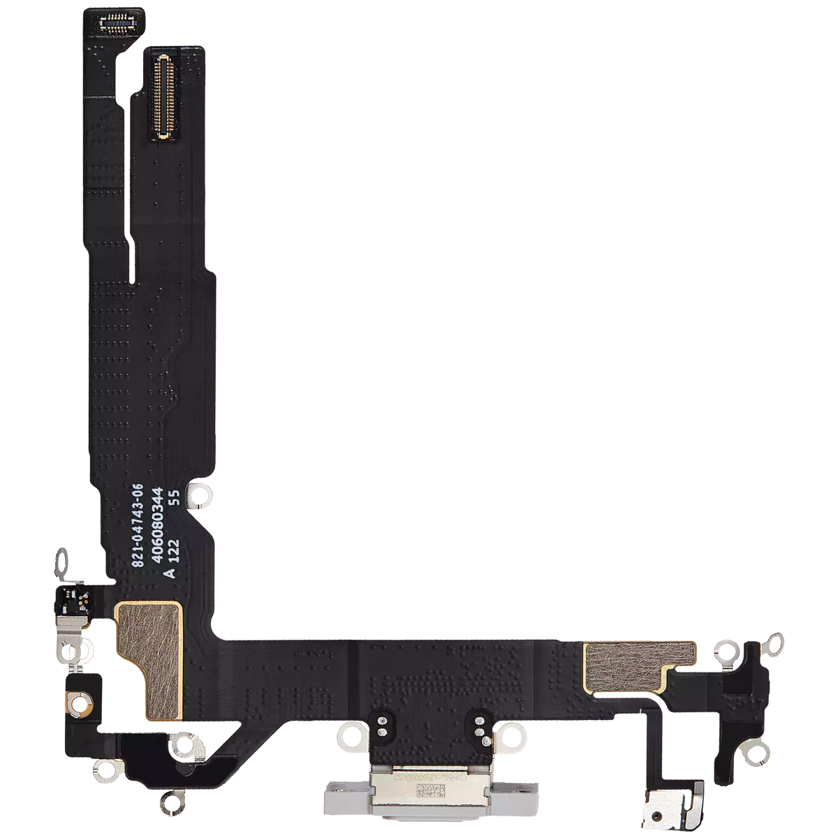 Charging Port Flex Cable Compatible For iPhone 16 (Premium) (White)