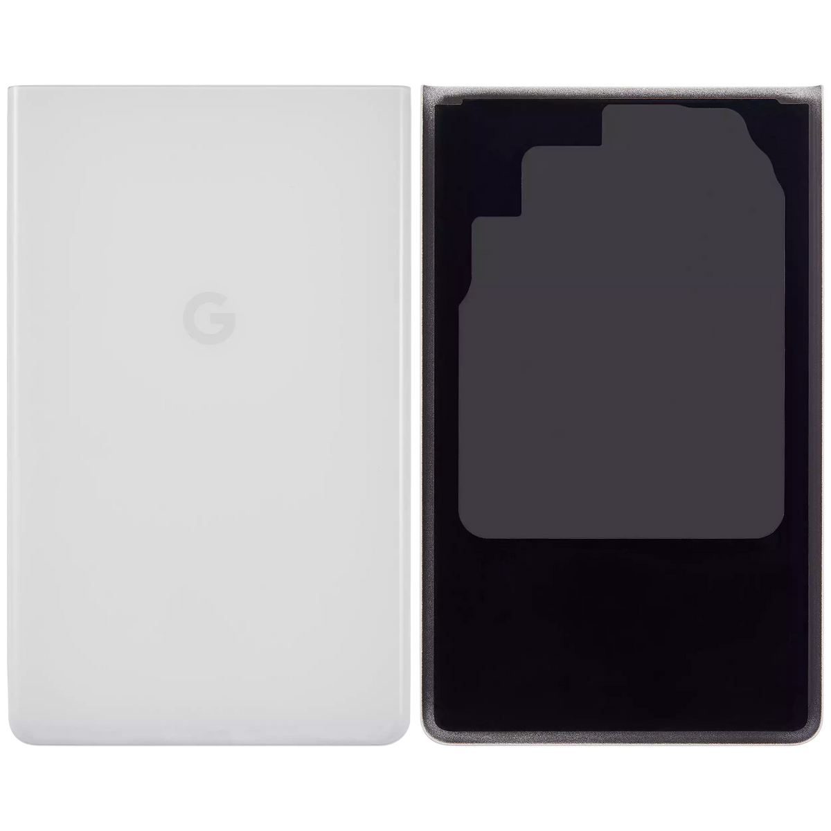 Back Cover Glass Compatible For Google Pixel 7 Pro Replacement (Used OEM Pull: Grade A) (Snow)