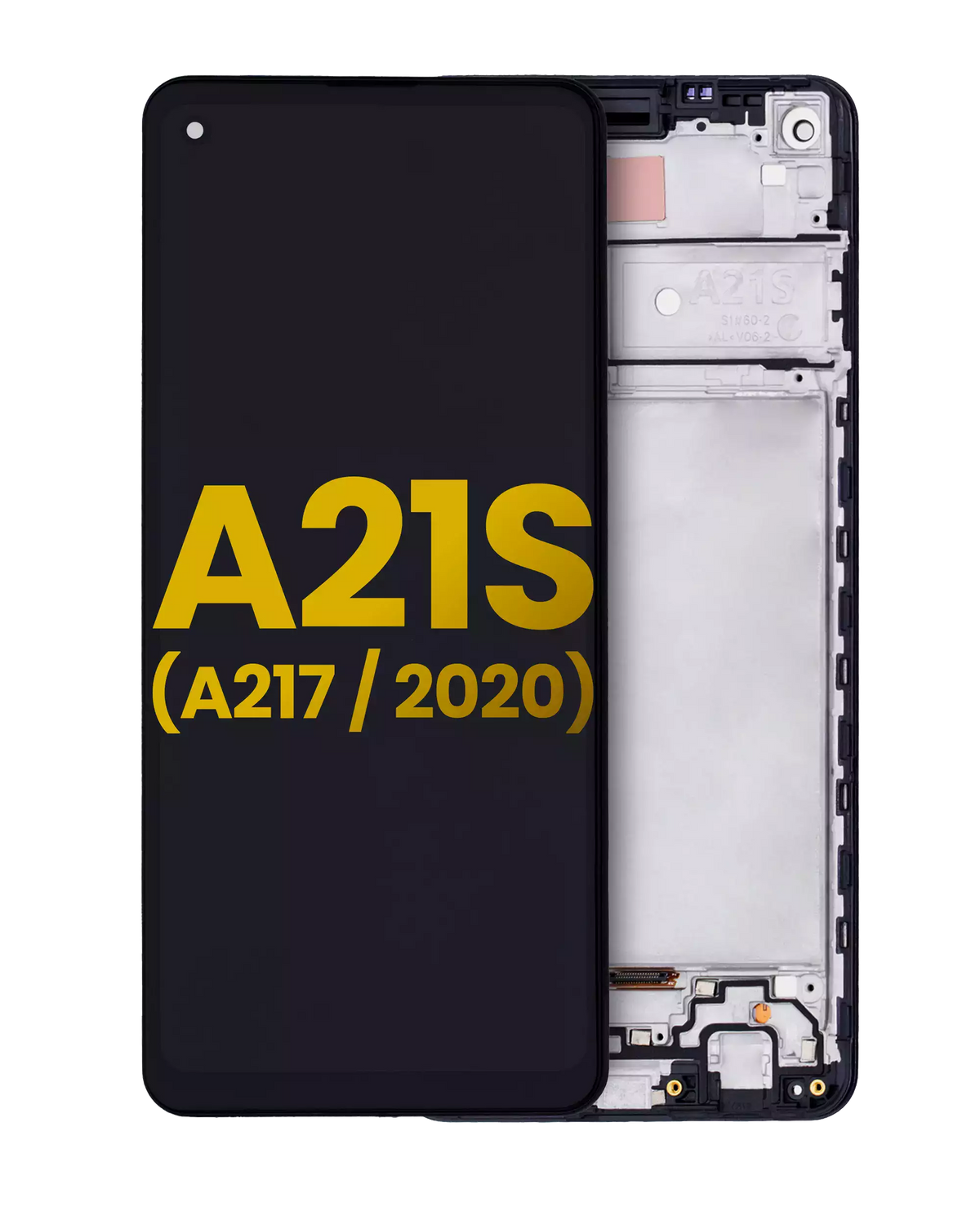 LCD Assembly With Frame Compatible For Samsung Galaxy A21s (A217 / 2020) (Refurbished) (All Colors)