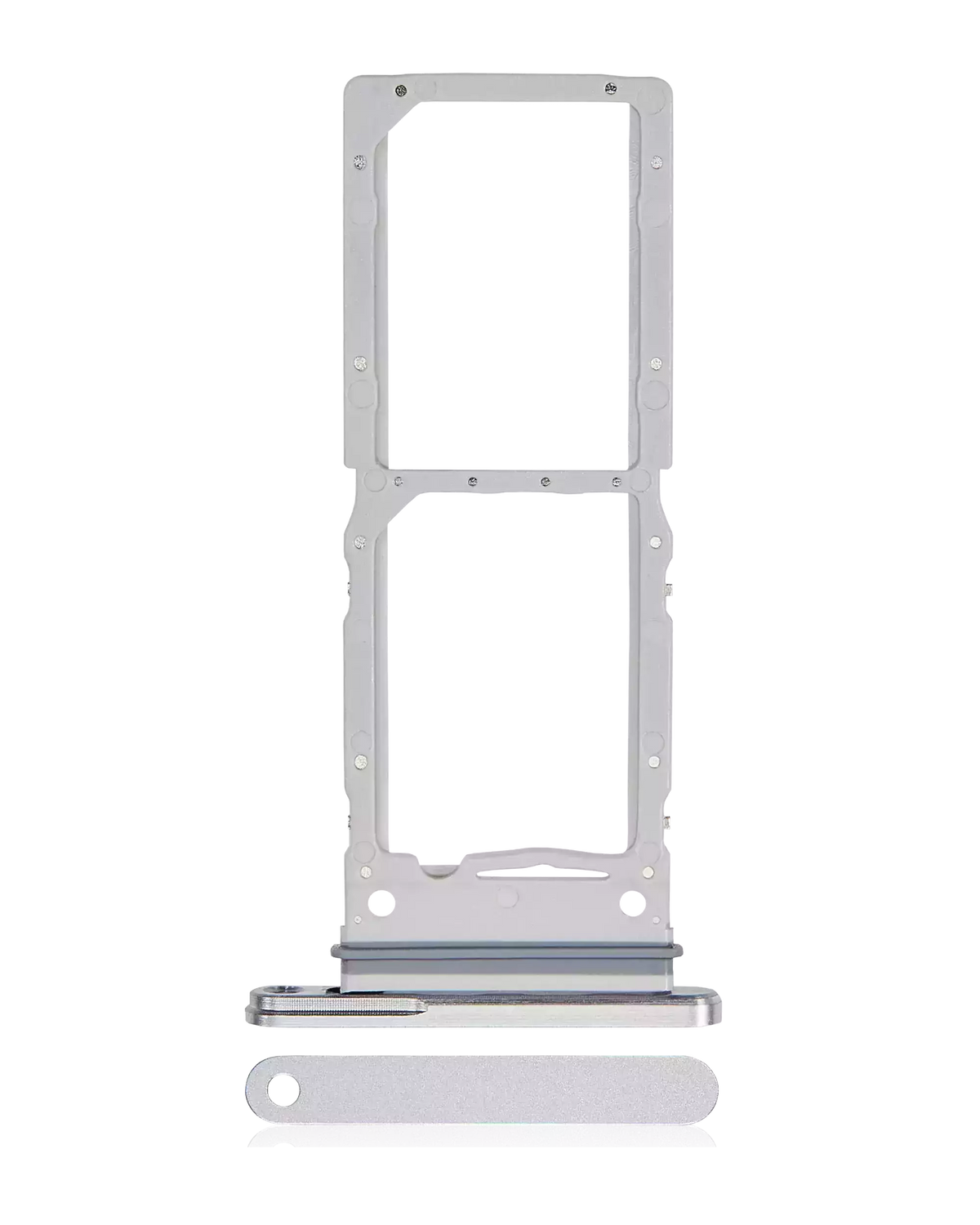 Dual Sim Card Tray Compatible For Samsung Galaxy Z Fold 6 Replacement (F956) (Premium) (White)