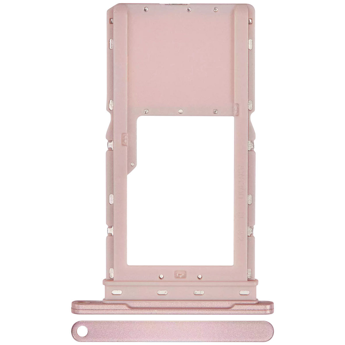 Micro SD Sim Card Tray Replacement Compatible For Samsung Galaxy Tab A8 10.5" (X205 / 2021) (Pink Gold)