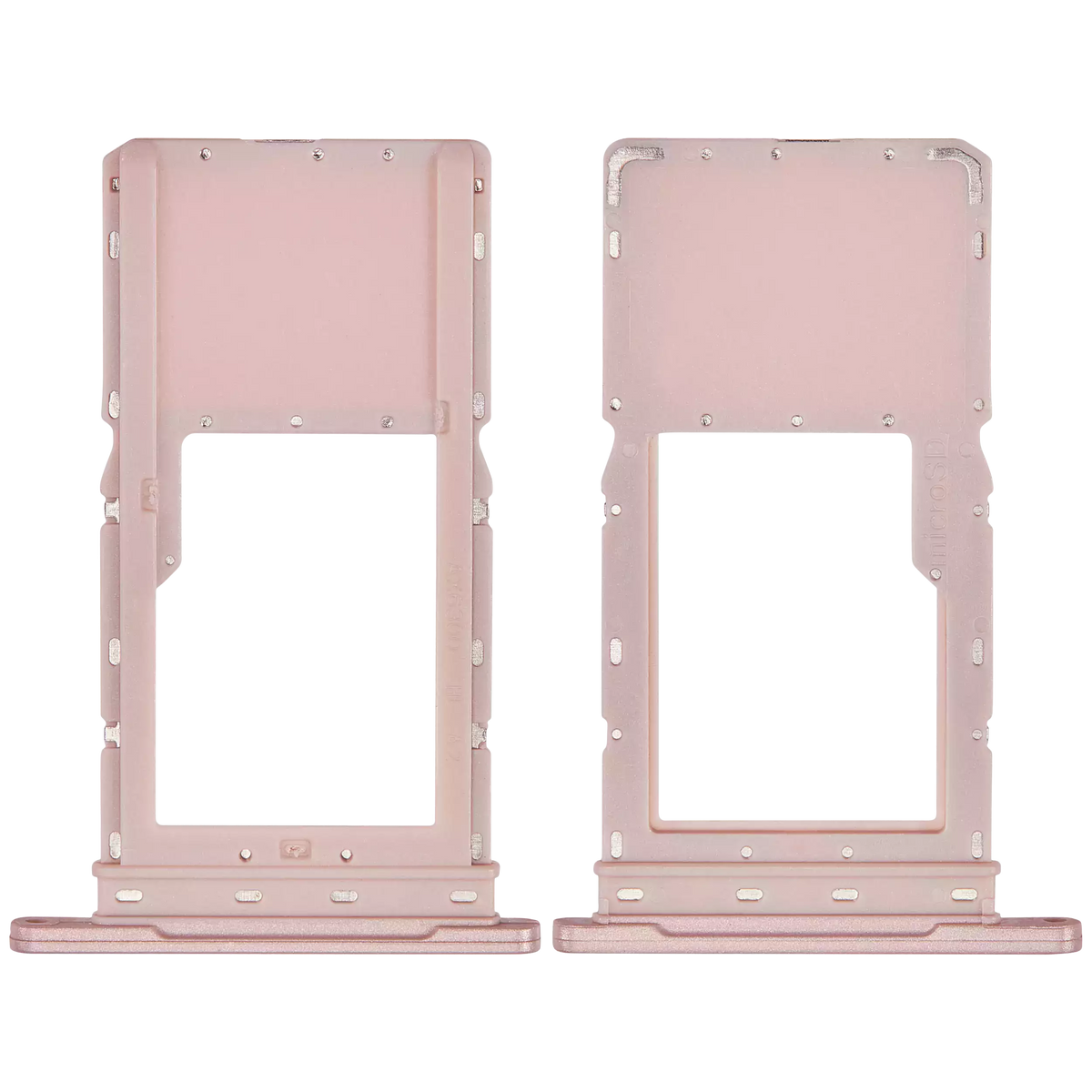 Micro SD Sim Card Tray Replacement Compatible For Samsung Galaxy Tab A8 10.5" (X205 / 2021) (Pink Gold)