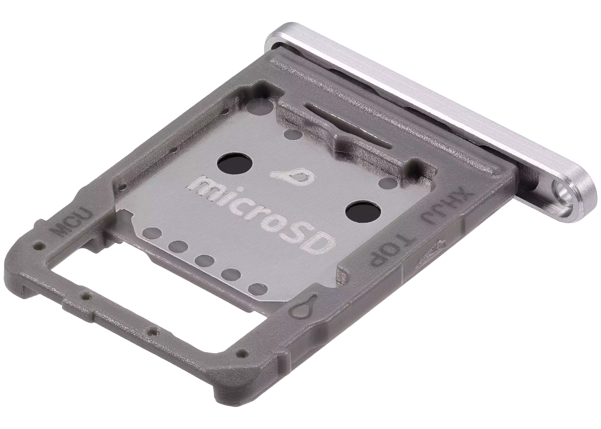 Micro SD Sim Card Tray Compatible For Samsung Galaxy Tab S8 (X700 / X706 / 2022) / Tab S8 Plus 5G (X800 / X806 / 2022) / Tab S8 Ultra (X900 / X906 ) (2022) (Silver)