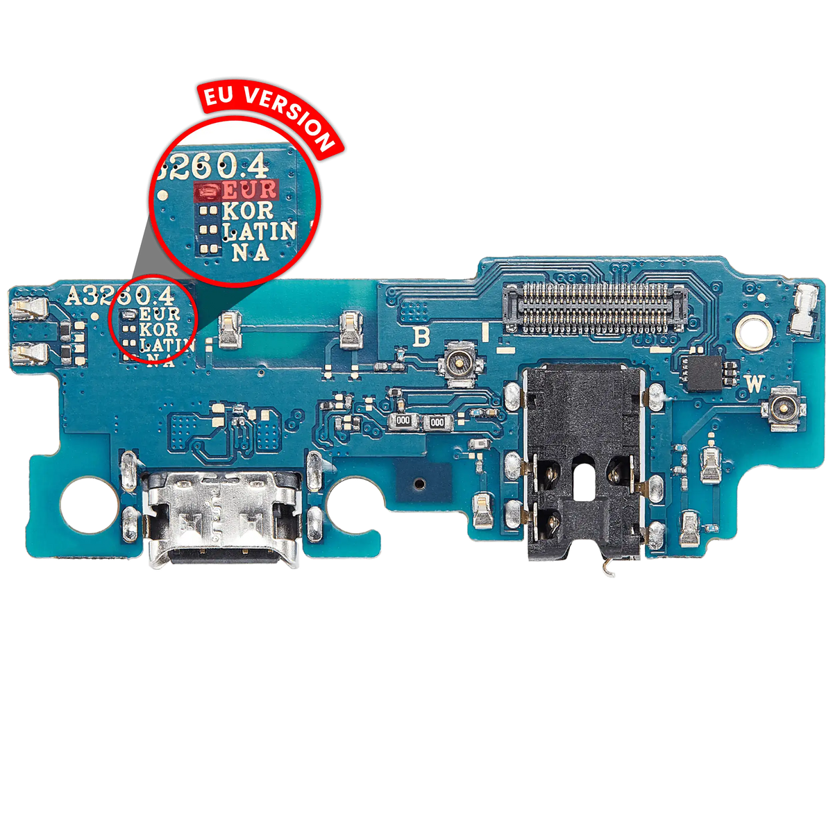 Charging Port With Headphone Jack Compatible For Samsung Galaxy A32 5G (A326 / 2021) (EU Version) (Vemake)