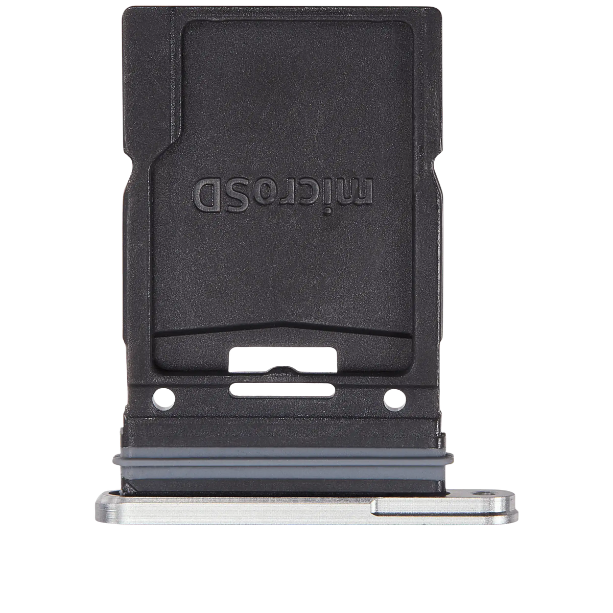 Micro SD Sim Card Tray Compatible For Samsung Galaxy Tab S9 FE Plus (X610) (WiFi Only) (2023) (Silver)