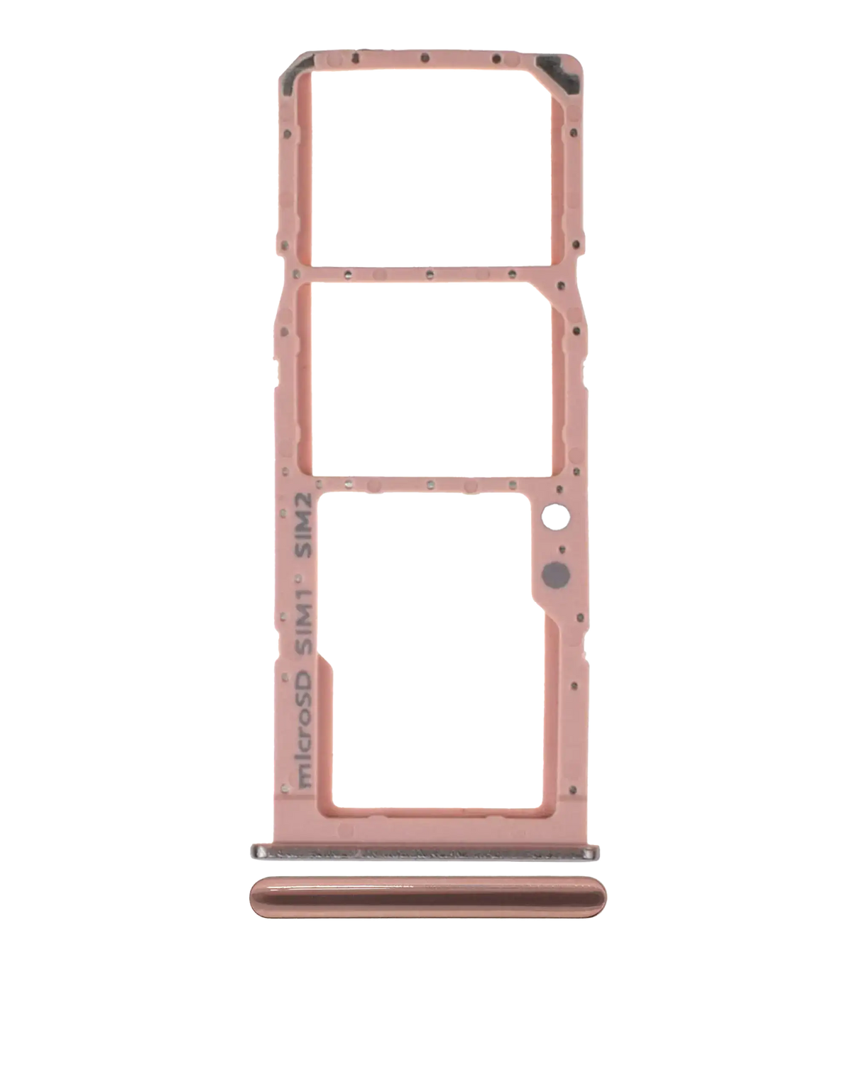 Replacement Dual Sim Card Tray Compatible For Samsung Galaxy A71 by Macfactory.in(A715 / 2020) (Prism Crush Pink)