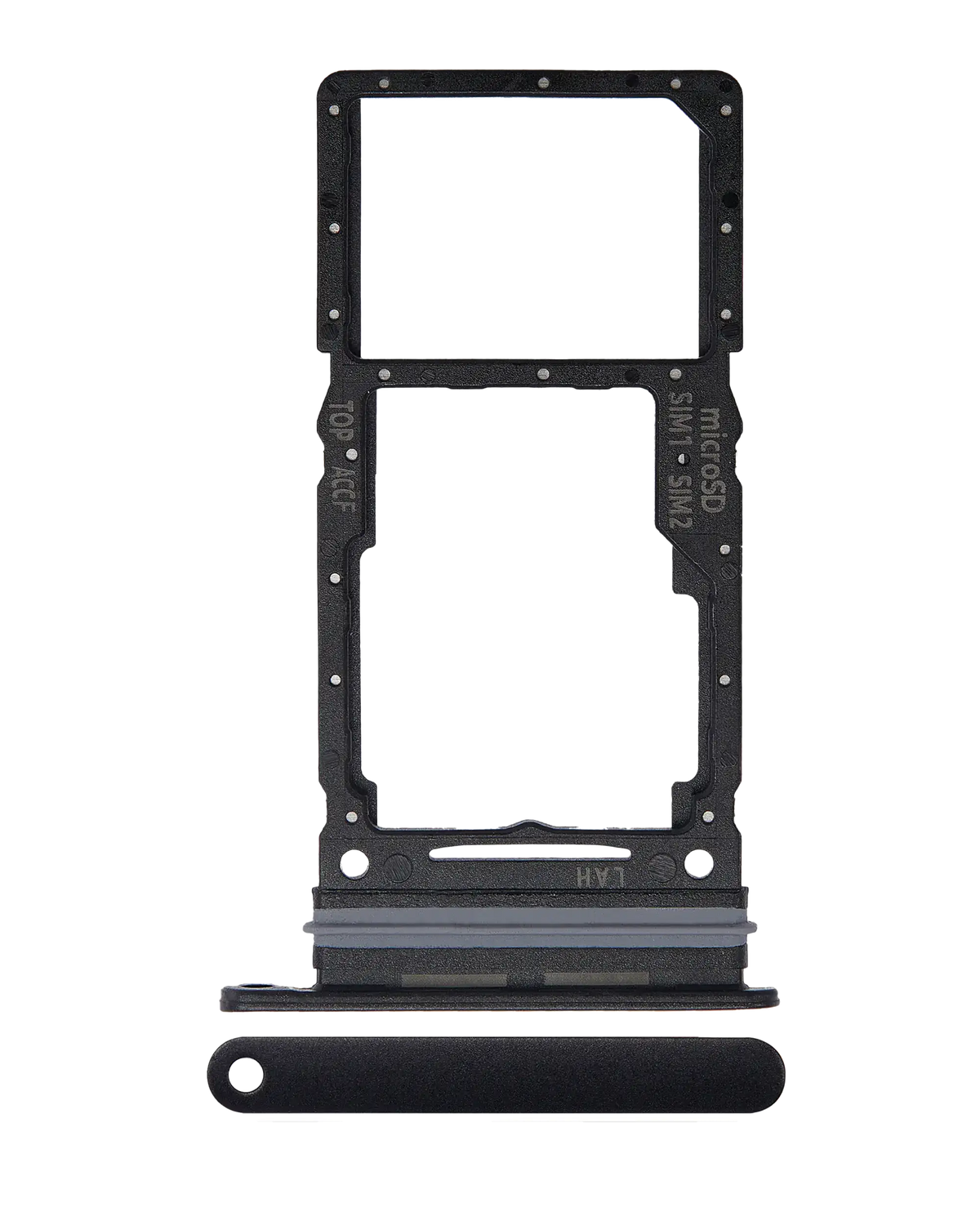 Dual Sim Card Tray Compatible For Samsung Galaxy A33 5G (A336 / 2022) (Black)