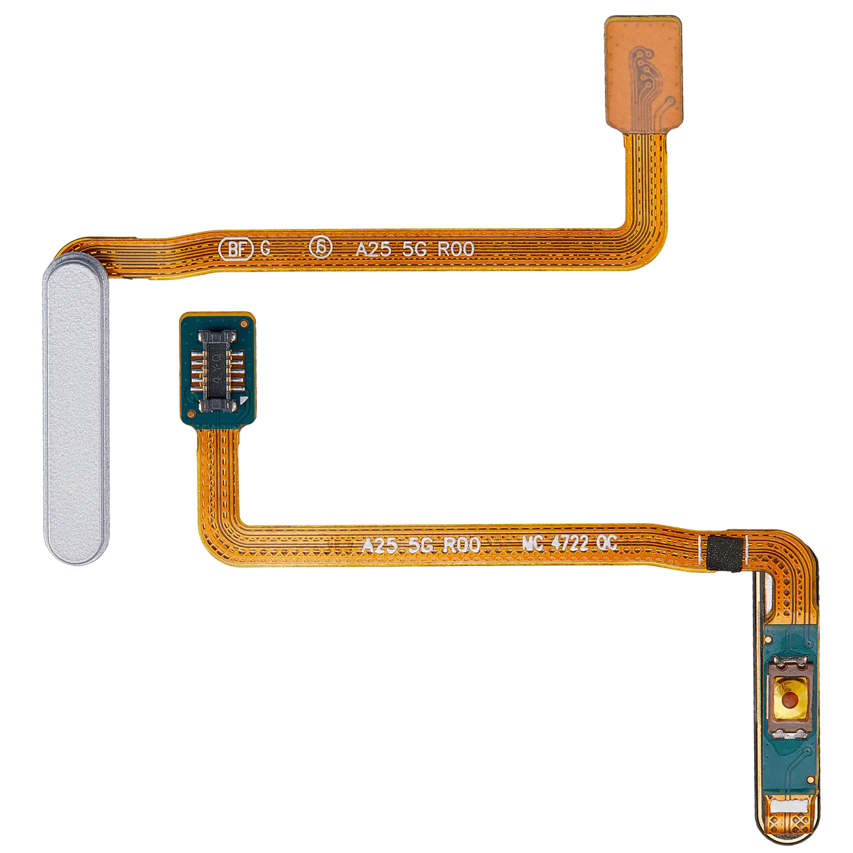 Fingerprint Reader With Flex Cable Compatible For Samsung Galaxy A25 5G (A256 / 2023) (Premium)(Fantasy Blue)
