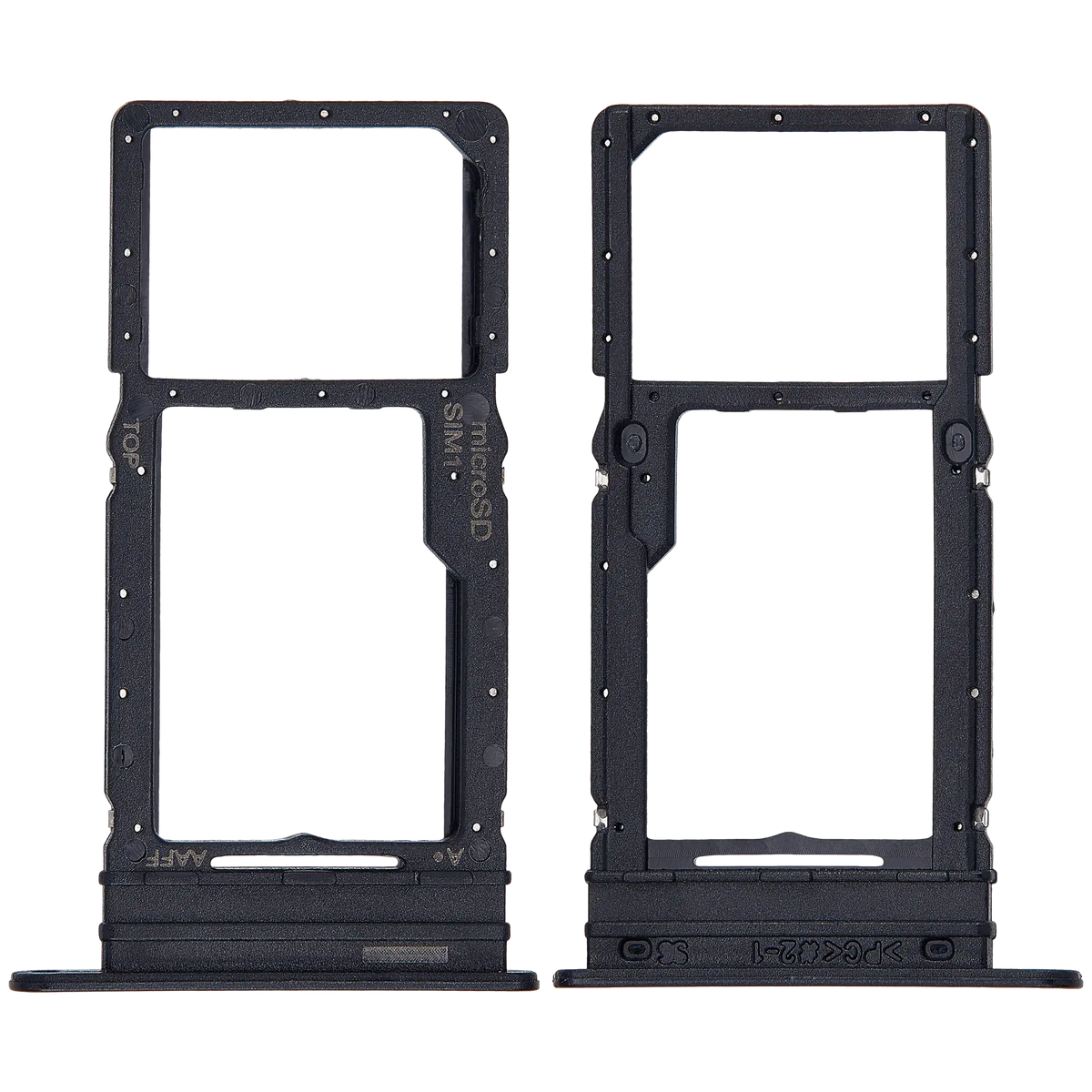 Single Sim Card Tray Compatible For Samsung Galaxy A16 5G (A166 / 2024) (Premium) (Blue Black)