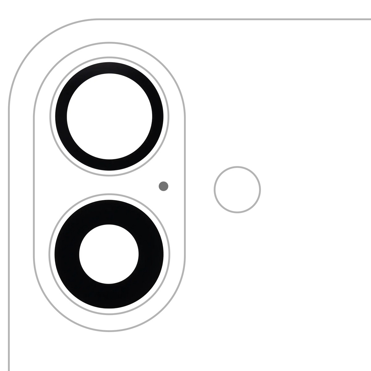 Back Camera Lens (Glass Only) With Adhesive Compatible For iPhone 16 / 16 Plus (2 Piece Set) (Real Sapphire) (Premium) (10 Pack)