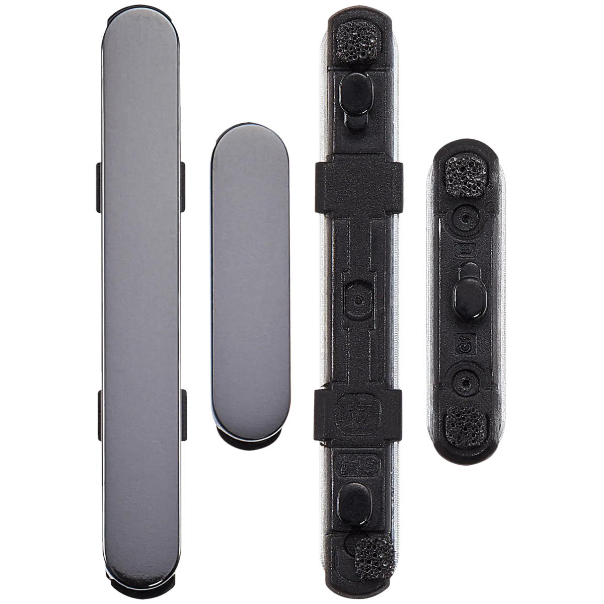 Hard Buttons Replacement (Power / Volume) Compatible For Google Pixel 9 Pro XL (Obsidian) C