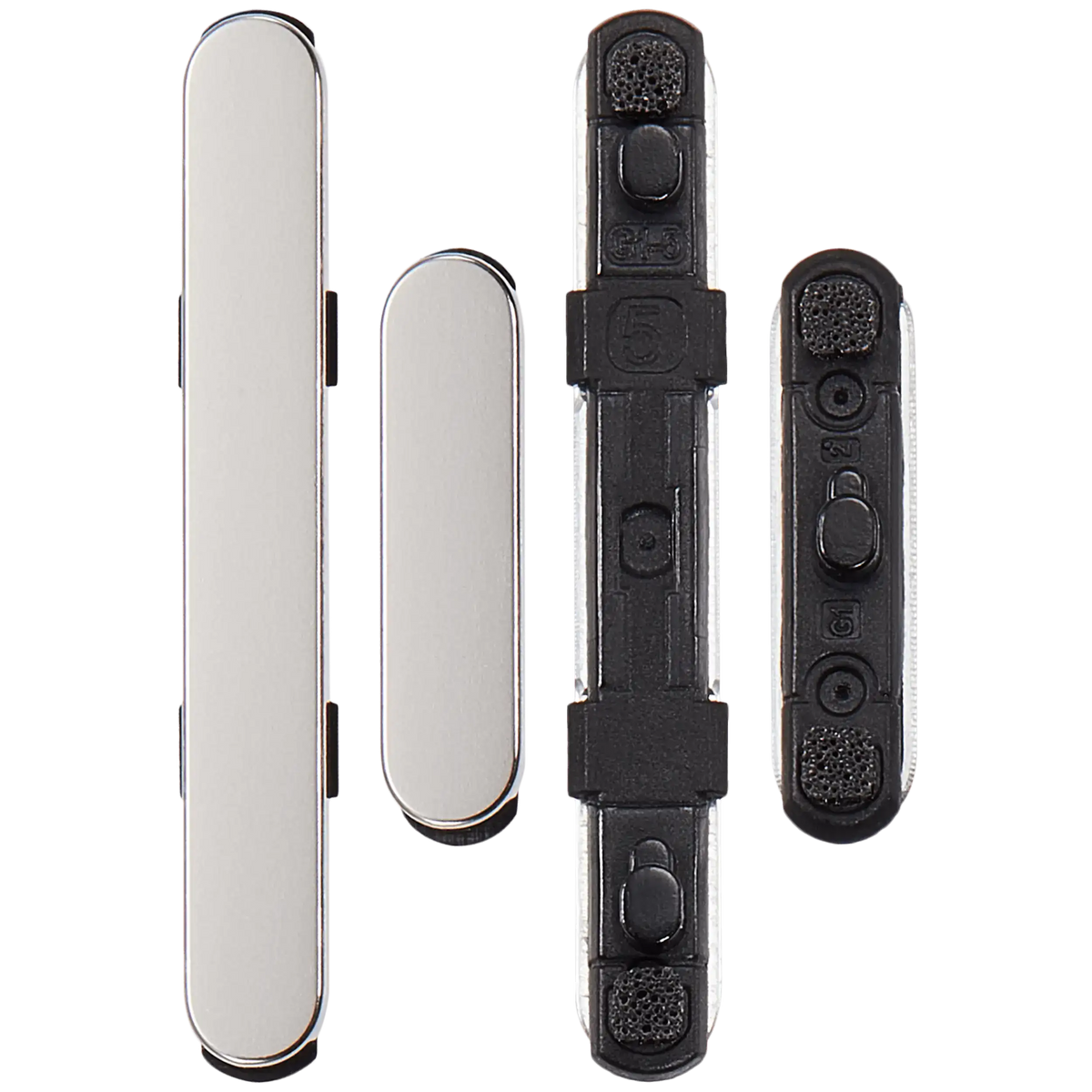 Hard Buttons Replacement (Power / Volume) Compatible For Google Pixel 9 Pro XL (Porcelain)