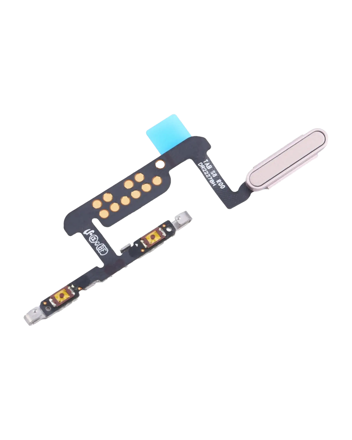 Fingerprint Sensor Cable With Flex Compatible For Samsung Galaxy Tab S8 (X700 / X706) (2022) (Pink Gold)