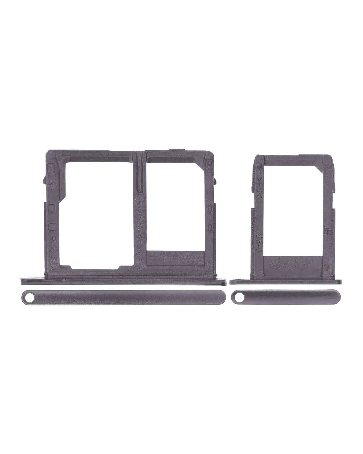 Sim Card Tray Compatible For Samsung Galaxy J8 (J810 / 2018) (Purple) (2 Piece Set)