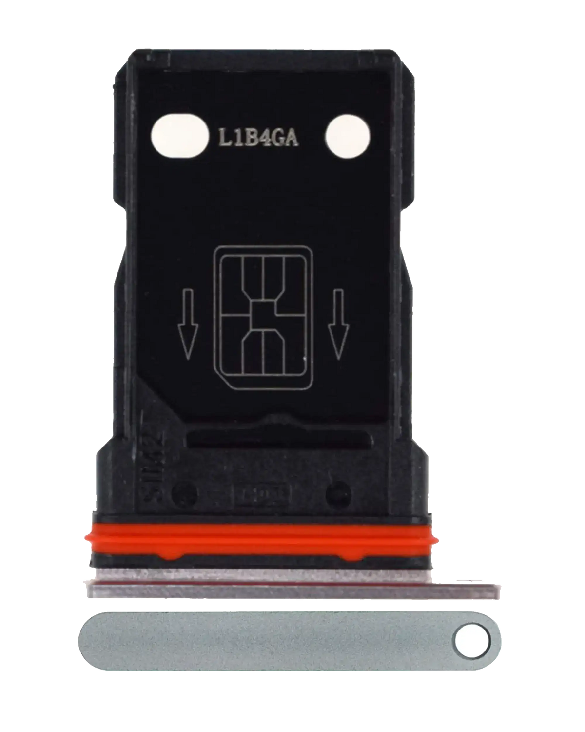 Replacement Dual Sim Card Tray Compatible For OnePlus 8 (Polar Silver)