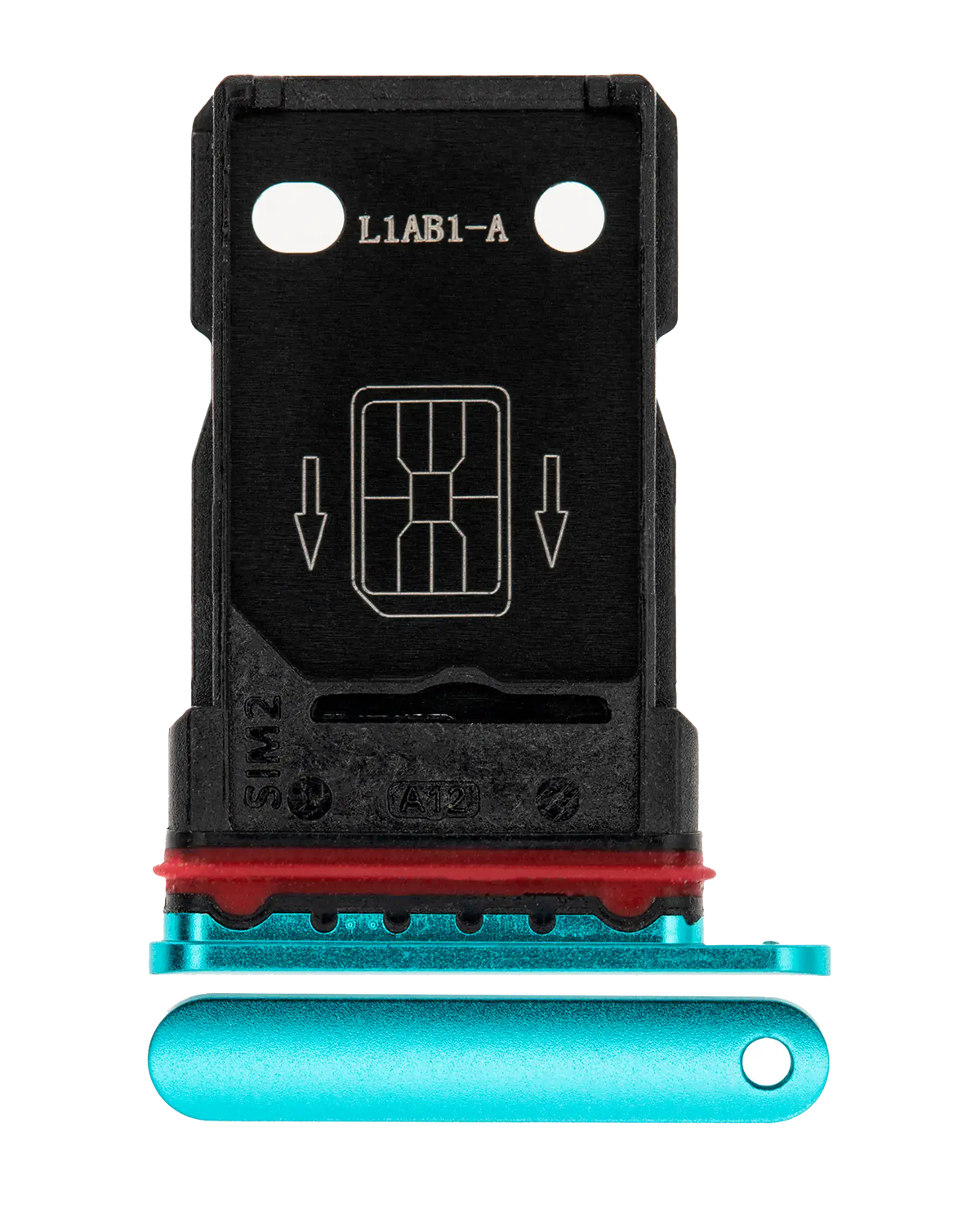 Dual Sim Card Tray Compatible For OnePlus 8 Replacement (Glacial Green)