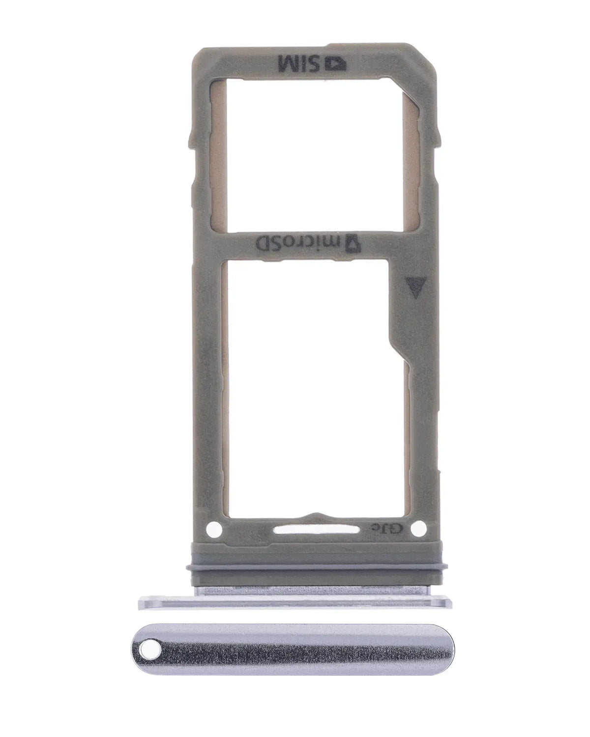 Replacement Single Sim Card Tray Compatible For Samsung Galaxy Note 8 (Orchid Gray)