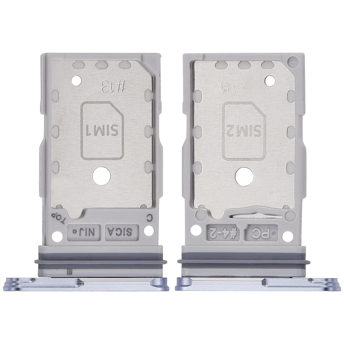 Dual Sim Card Tray Compatible For Samsung Galaxy S25 / S25 Plus Replacement (Premium) (Iceblue)