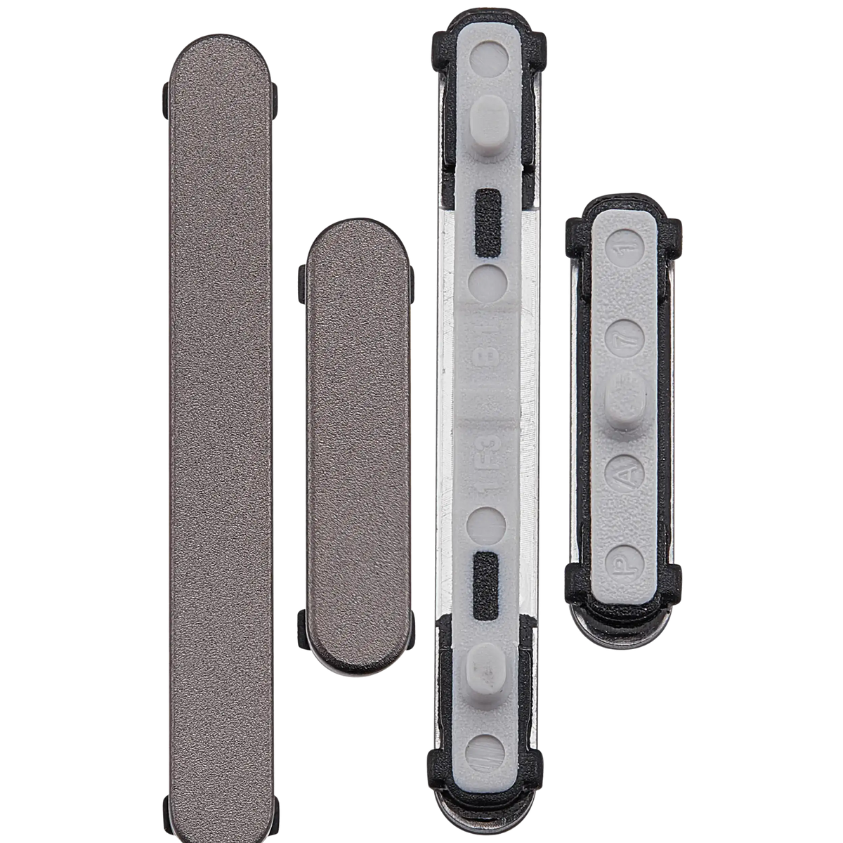 Hard Buttons (Power / Volume) Compatible For Samsung Galaxy S25 Ultra Replacement (Titanium Gray)