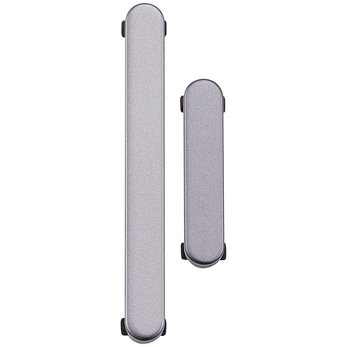 Hard Buttons Replacement (Power / Volume) Compatible For Samsung Galaxy S25 / S25 Plus (Premium) (Silver Shadow)