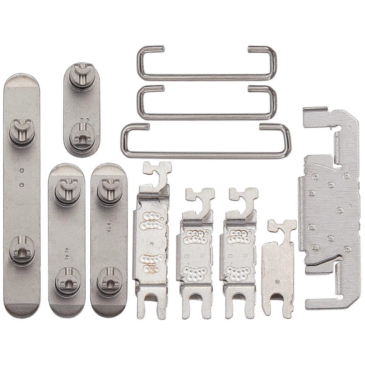 Hard Buttons (Power / Volume / Switch) Compatible For iPhone 16 Pro / 16 Pro Max (White Titanium)