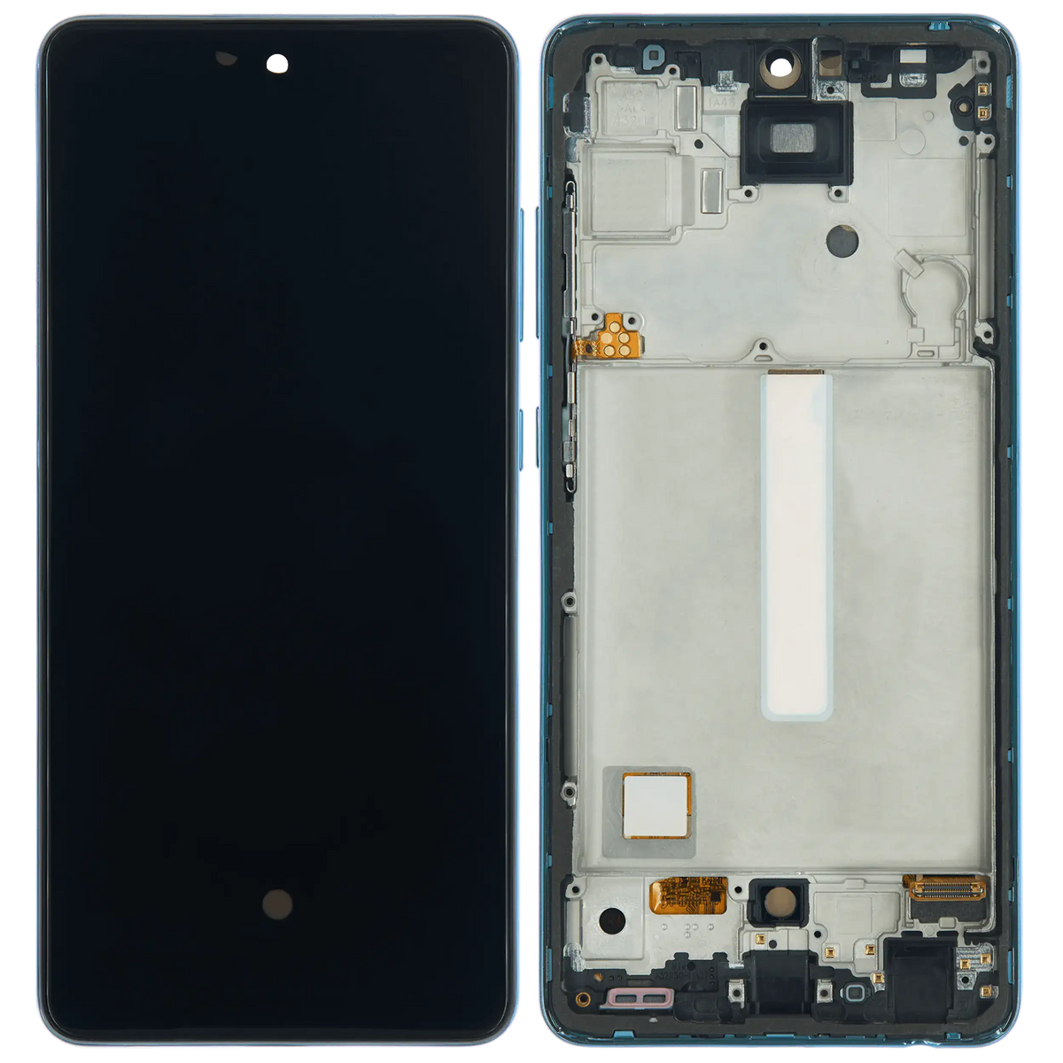 OLED Assembly With Frame Compatible For Samsung Galaxy A52 4G (A525 / 2021) / A52 5G (A526 / 2021) / A52S 5G (A528 / 2021) (6.36") (Vemake) (Awesome Blue)