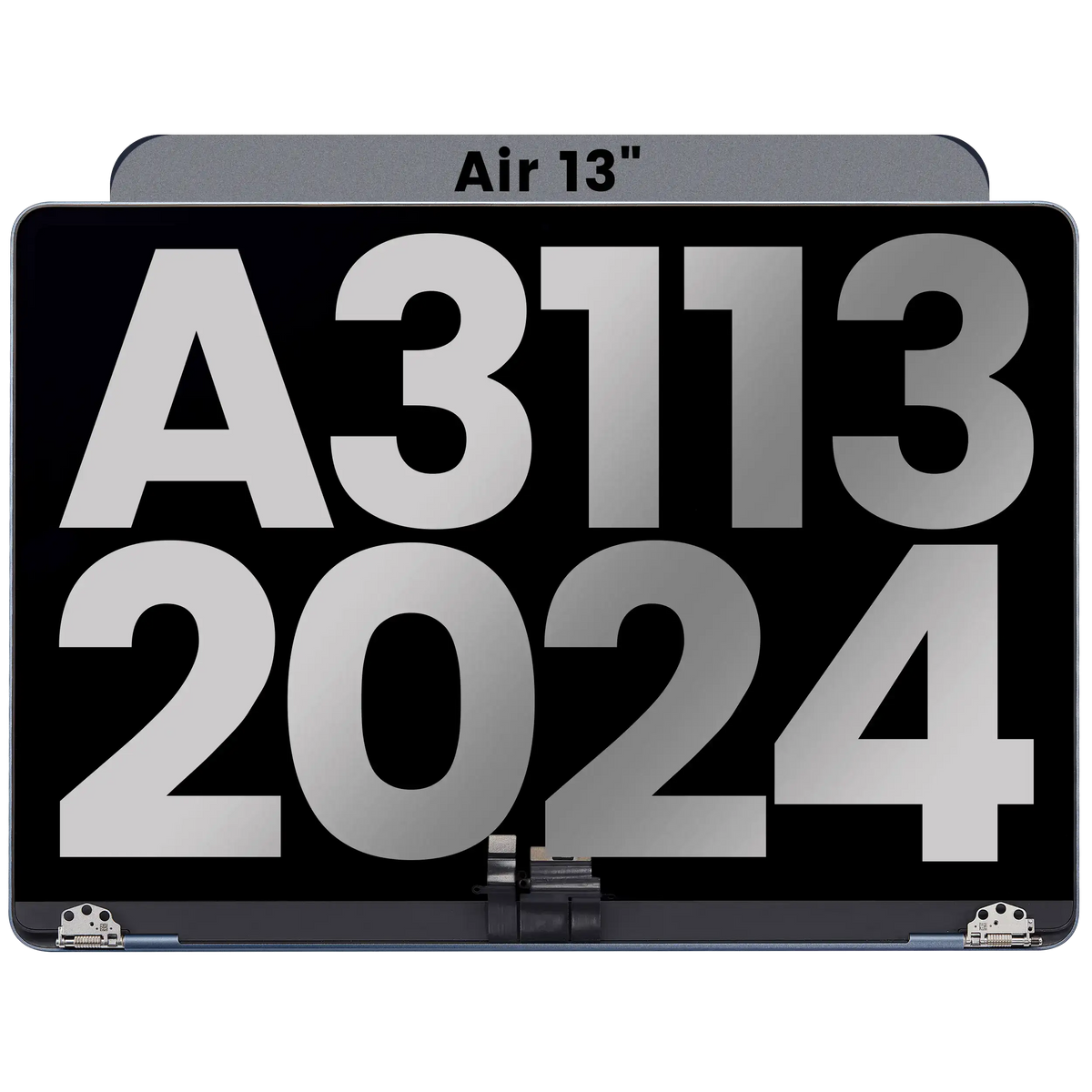 Complete LCD Display Assembly Compatible For MacBook Air 13" (A3113 / 2024) (Used OEM Pull: Grade B) (Midnight)