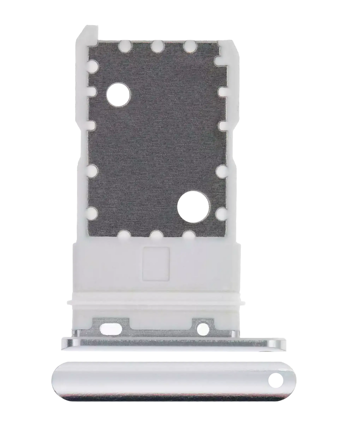 Sim Card Tray Compatible For Google Pixel 3 Replacement (Genuine OEM) (Clearly White)